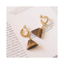 Aretes Farrah Ojo de Tigre