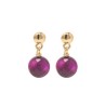 Aretes Karla Ojo de Tigre Tinto
