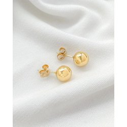 Aretes bola de chapa