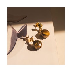 Aretes Karla Ojo de Tigre