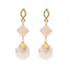 Aretes Ella white