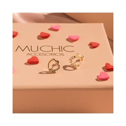 Arete corazon con zirconia