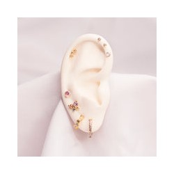 Mariposa Colores Oro 10k