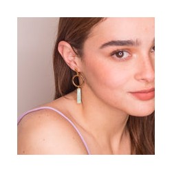 Aretes Ellie Amazonita