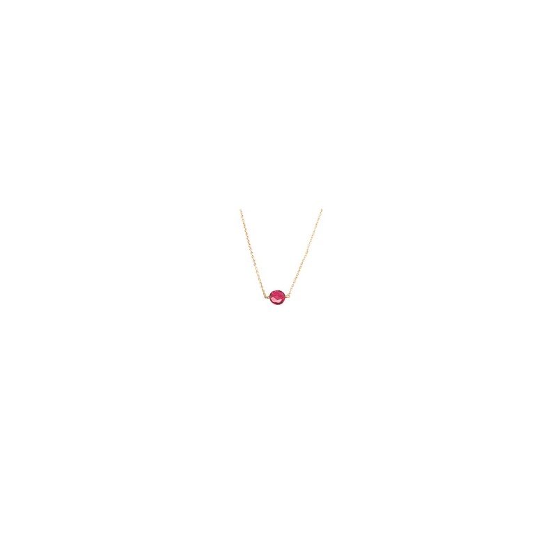 Dije de mini cuarzo magenta