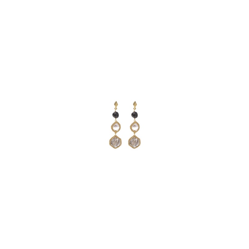 Aretes Roxxana Rutilado
