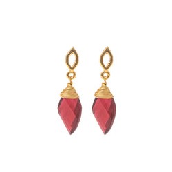 Arete Isa Rojo