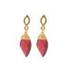 Arete Isa Rojo