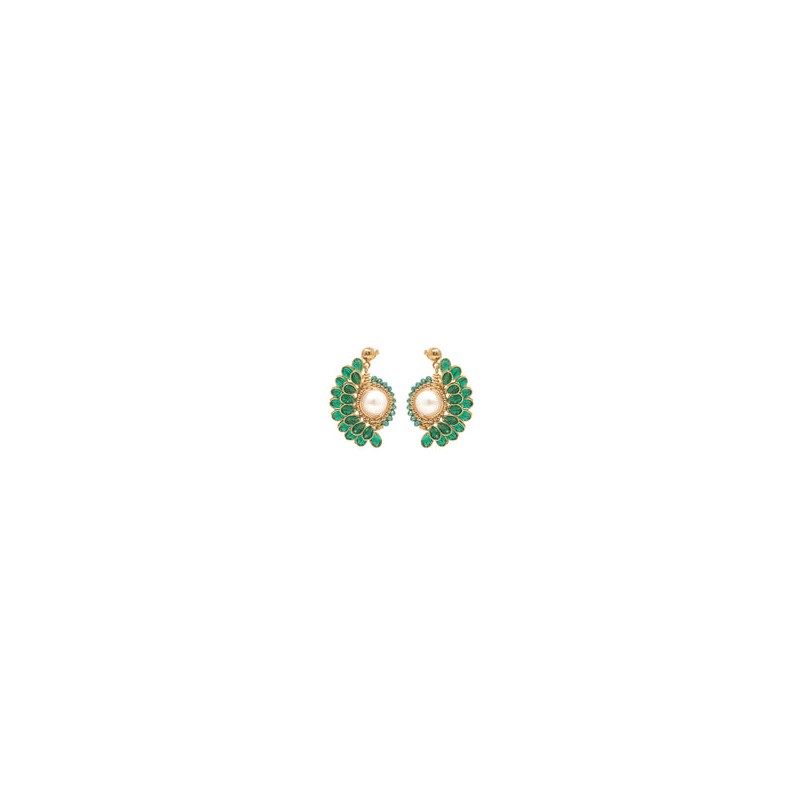 Aretes Abby verdes