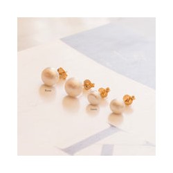 Aretes perlas 8mm