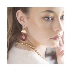 Aretes medio circulo calcedonia