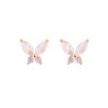 Arete Pink Butterfly