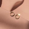 Círculo con zirconias Chapa