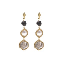 Aretes Roxxana Rutilado