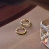 Argollas de oro 10mm