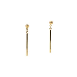 Aretes barra larga
