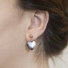 Aretes Corazón Abulón