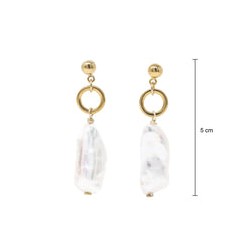 Arete con herraje y Perla