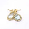 Aretes baby blue