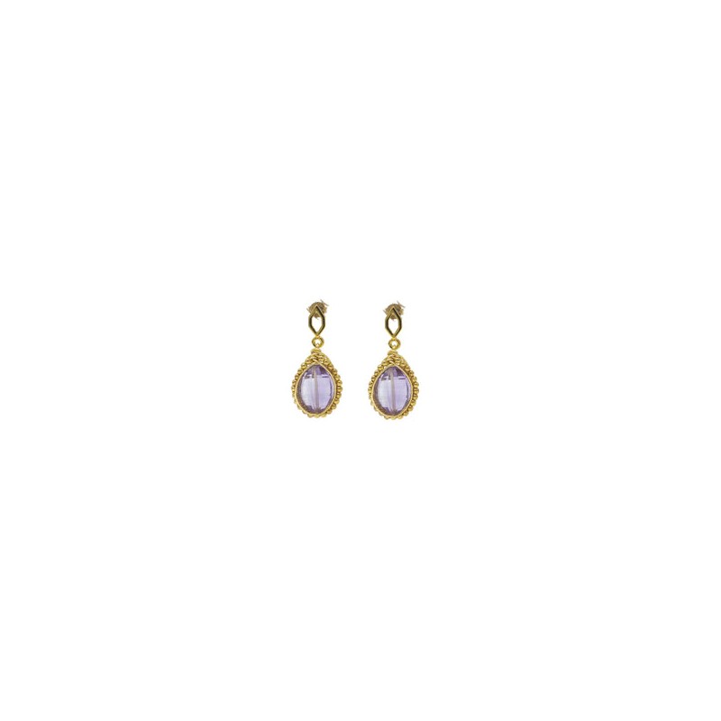 Aretes amatista