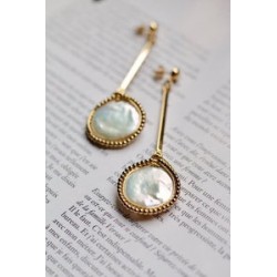 Aretes Sarah de perlas