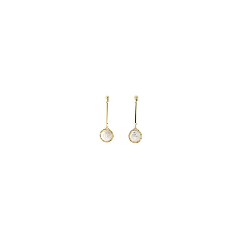 Aretes Sarah de perlas