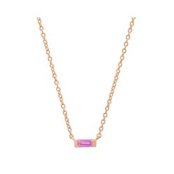 Dijes de mini Baguette Rosa