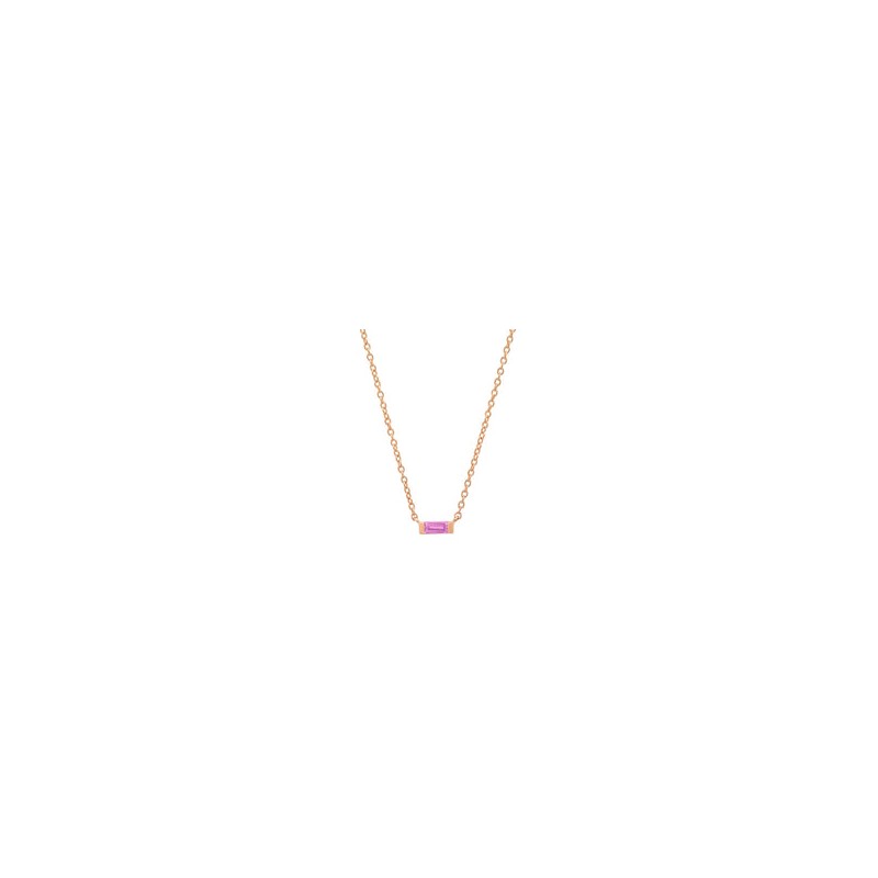 Dijes de mini Baguette Rosa