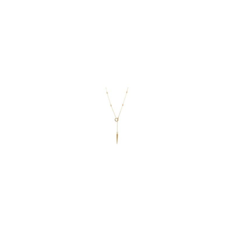 Collar cruzado con Spike