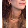 Dije circulo con zirconia