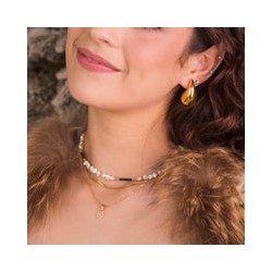 Dije circulo con zirconia