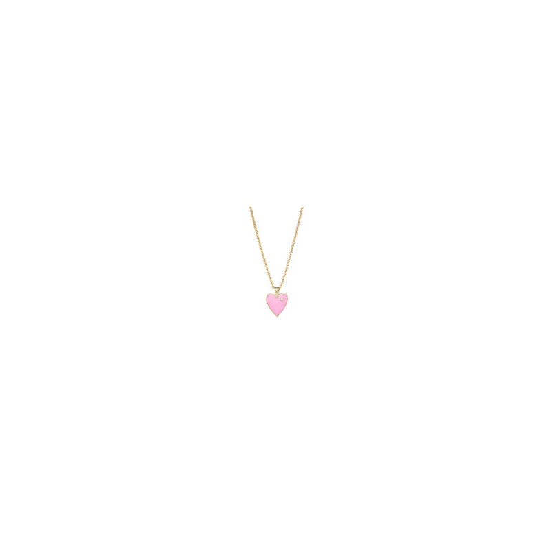 Dije de corazón con zirconia