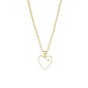 Dije de corazón con zirconia