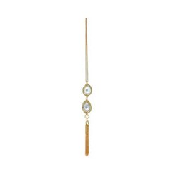collar largo de perlas