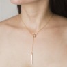 collar cruzado